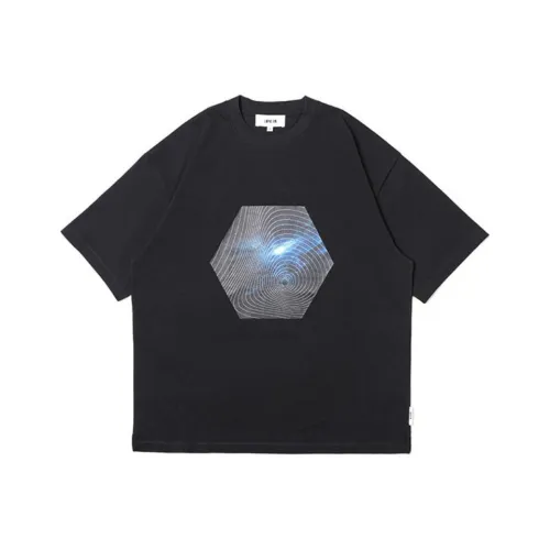 UPXIW T Shirts Men Black