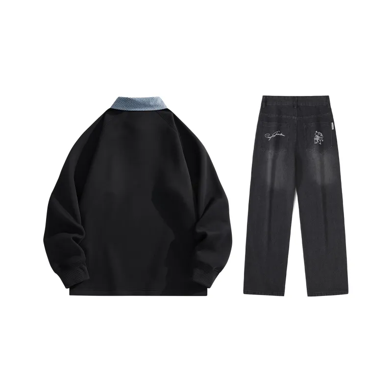 Crayon Shinchan Sweatshirt Set Unisex-1