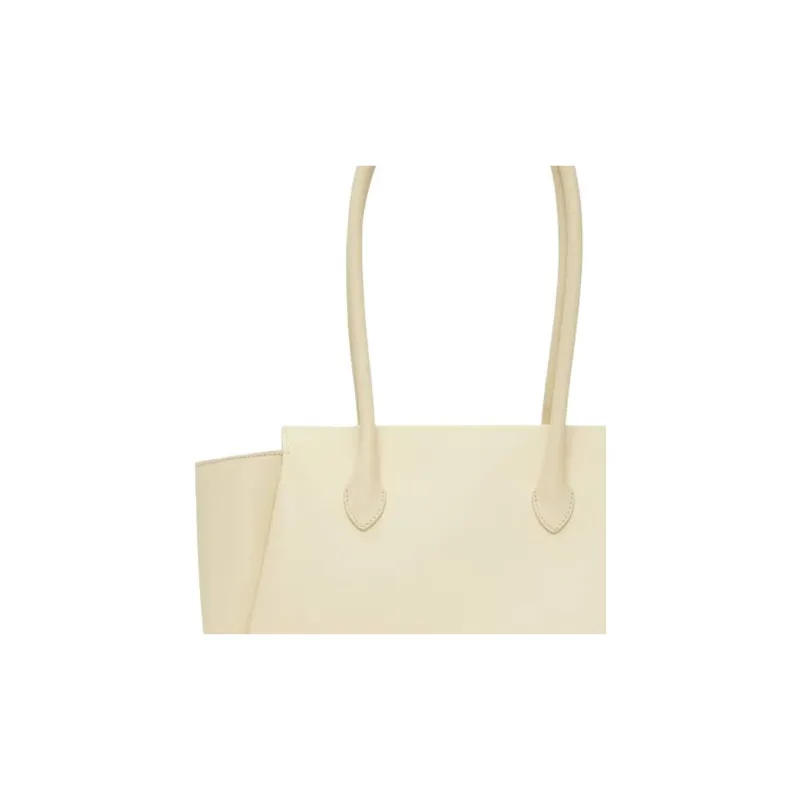 AESTHER EKME Calfskin Shoulder Bag Women's Cream-3