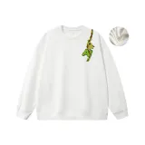 White Fleece-Lined Thickened