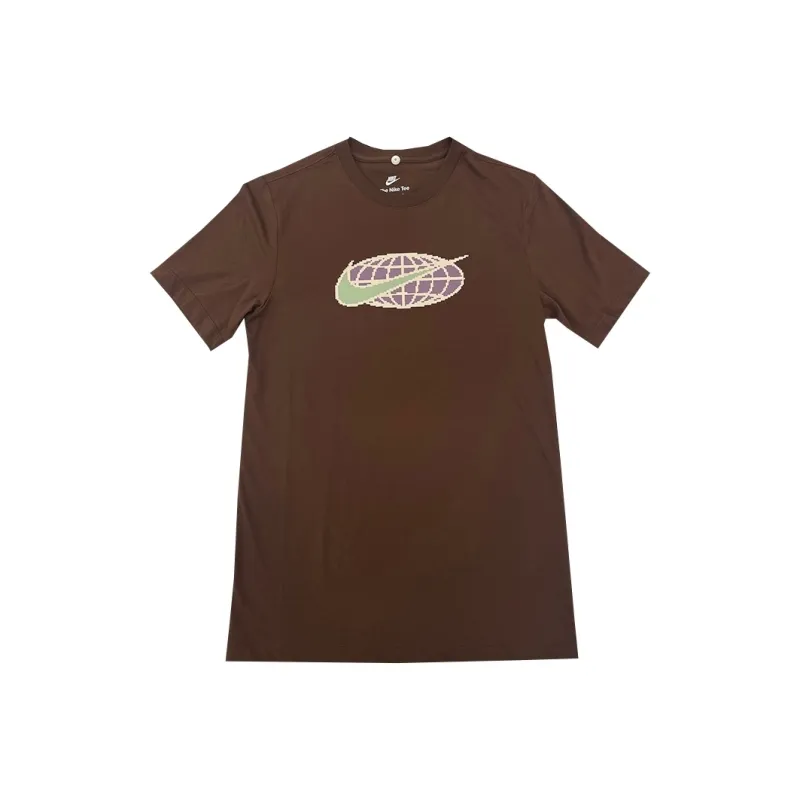 Nike T Shirts Men Brown-0