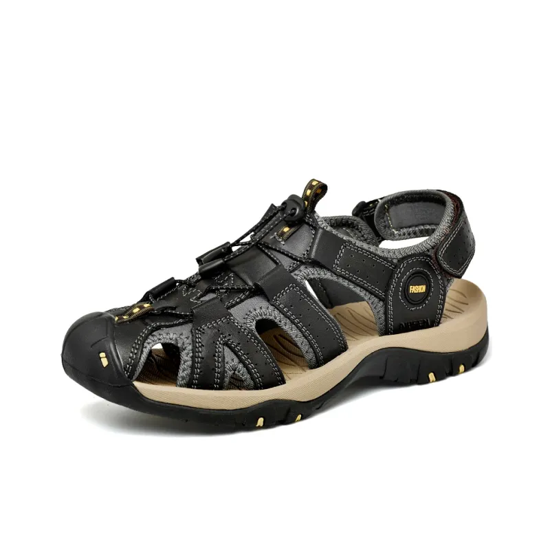 AIPSEN River Trekking Shoes Men's Black-1