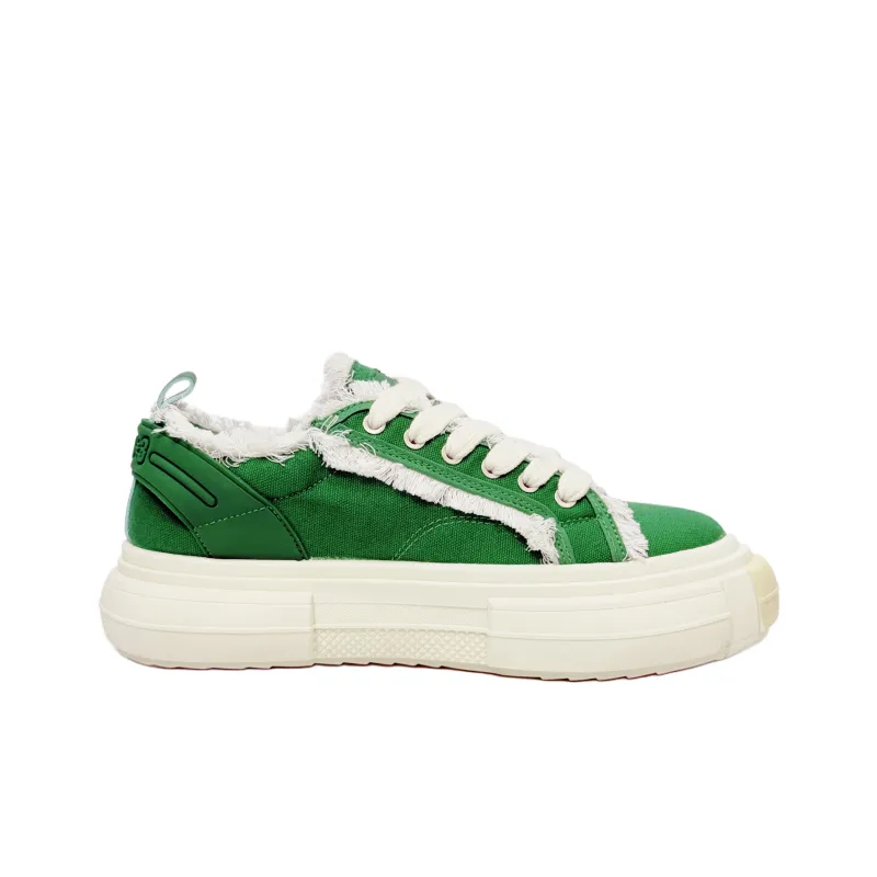 Boogie Bear Canvas Shoes Men Low Top White/Paisley/Black/Green-11