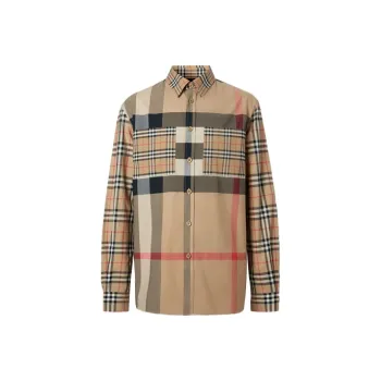 Burberry Shirt Men's Archive Beige