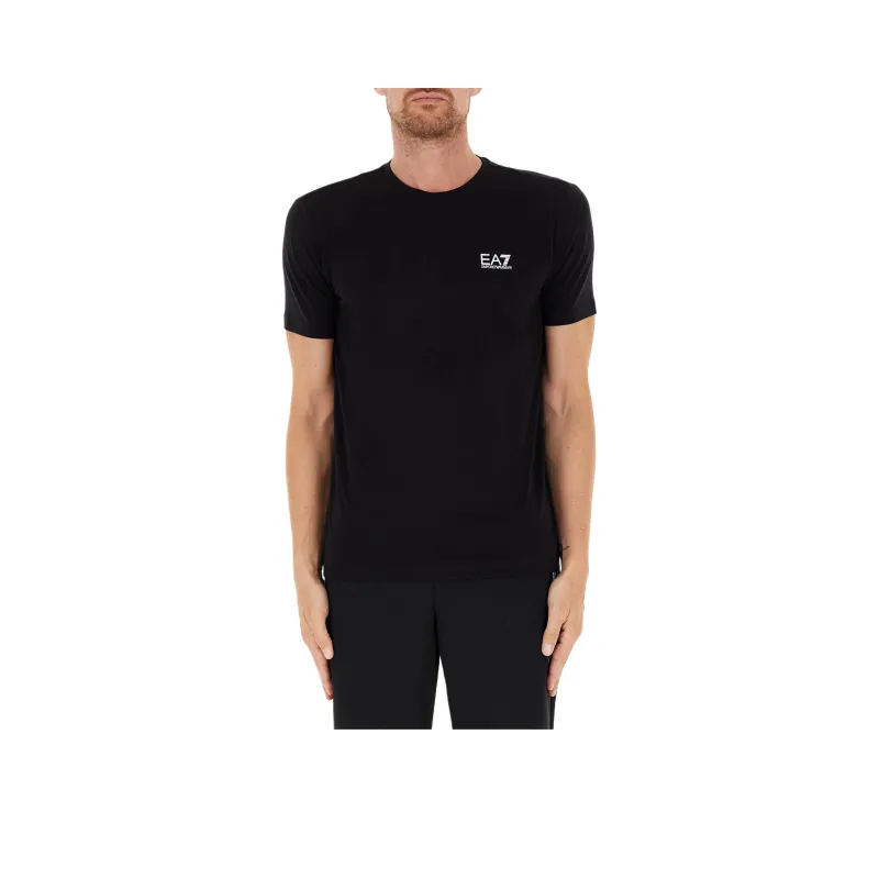 EMPORIO ARMANI Logo Printed V Neck T Shirt-0