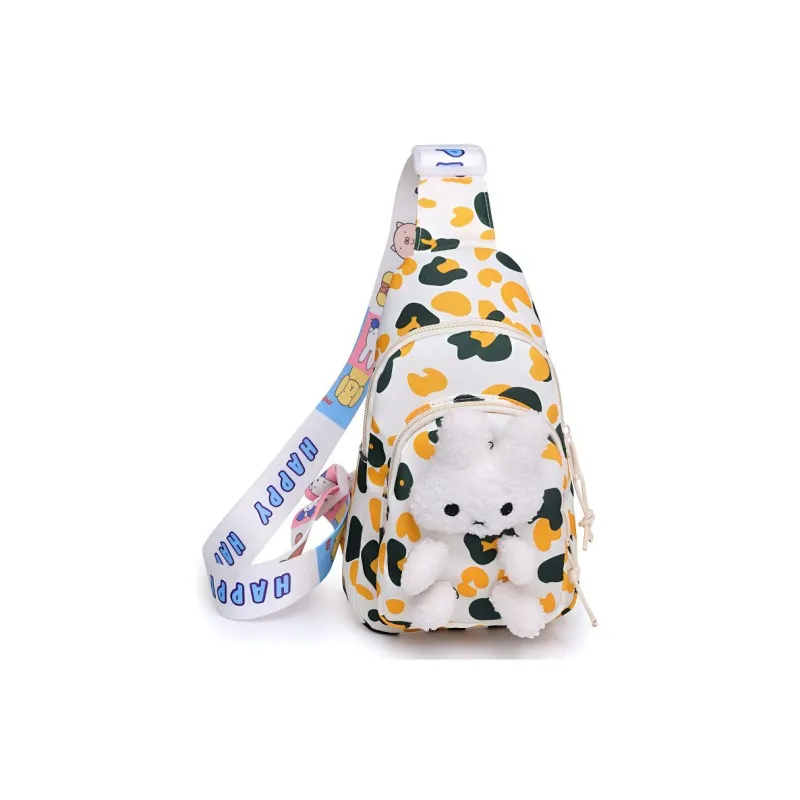 H YXIANG Canvas Sling Bag Mini Women's Multicolor-2