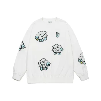 Guuka x AGAHO Sweatshirt Unisex White
