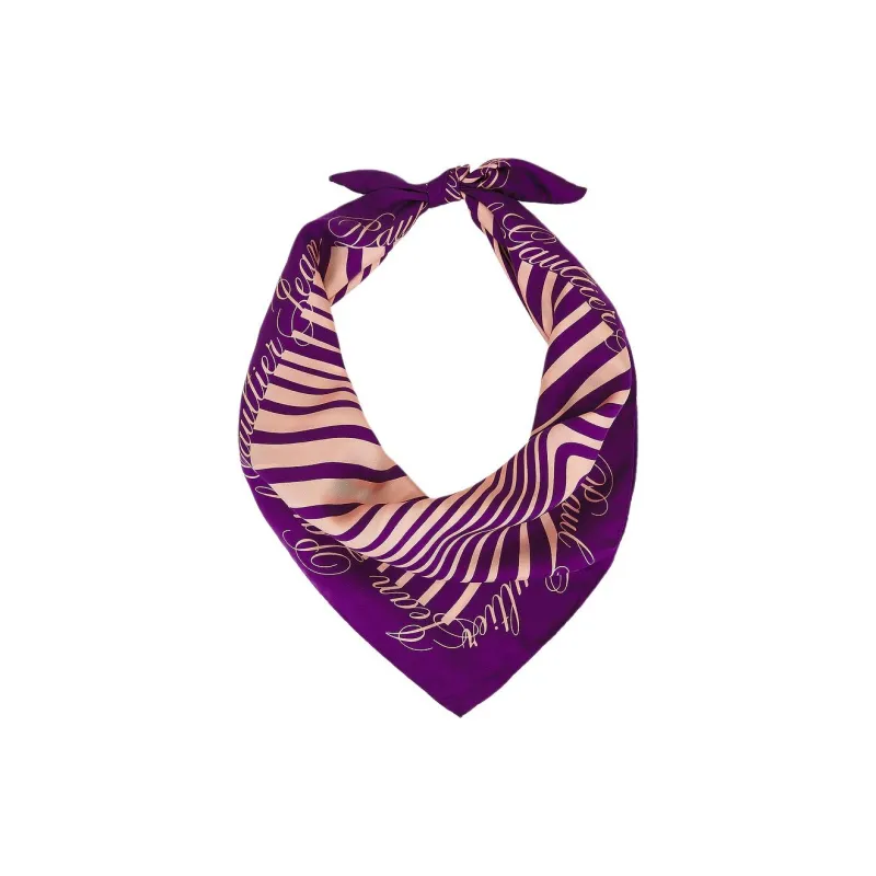 Jean Paul Gaultier Silk Scarves Women's Purple-1