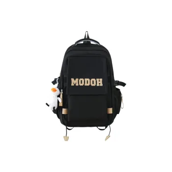 Tong Tong Rabbit Nylon Backpack Unisex Black