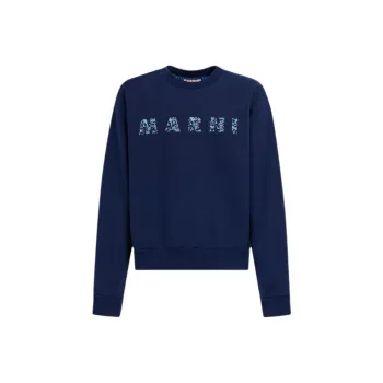 MARNI Logo Printed Crewneck Sweatshirt