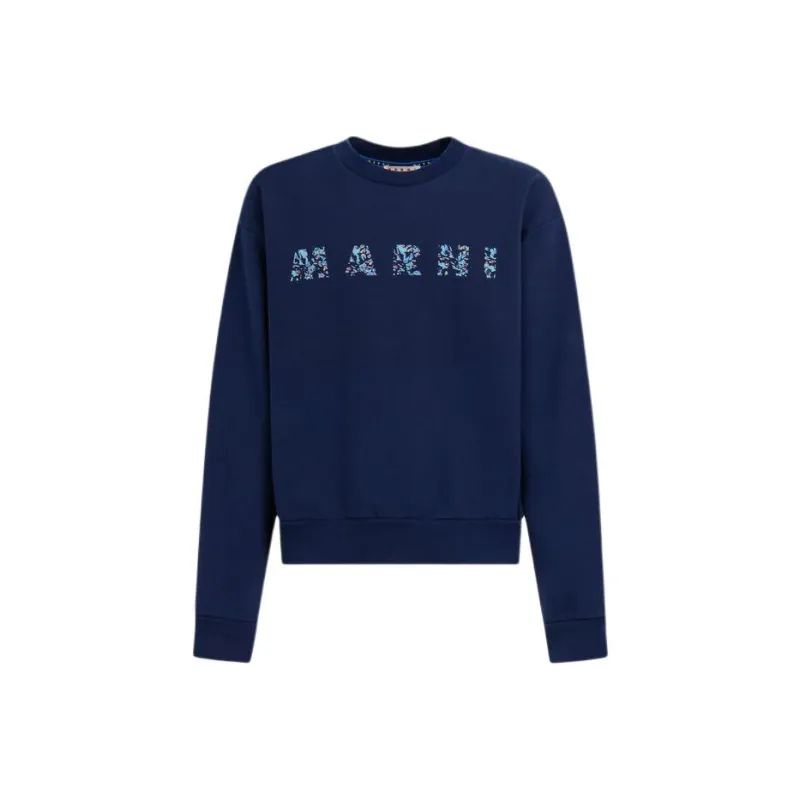 MARNI Logo Printed Crewneck Sweatshirt-0