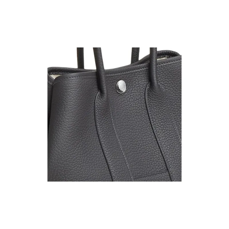 HERMES NEO GARDEN 23 Canvas With Leather Shoulder Bag, Crossbody Bag, Handbag Mini Women's Slate Gray-3