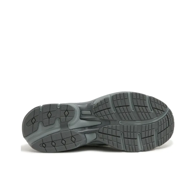 Reebok Anti Slip Wear Resistant Low Top Running Shoes Unisex Black Silver-4