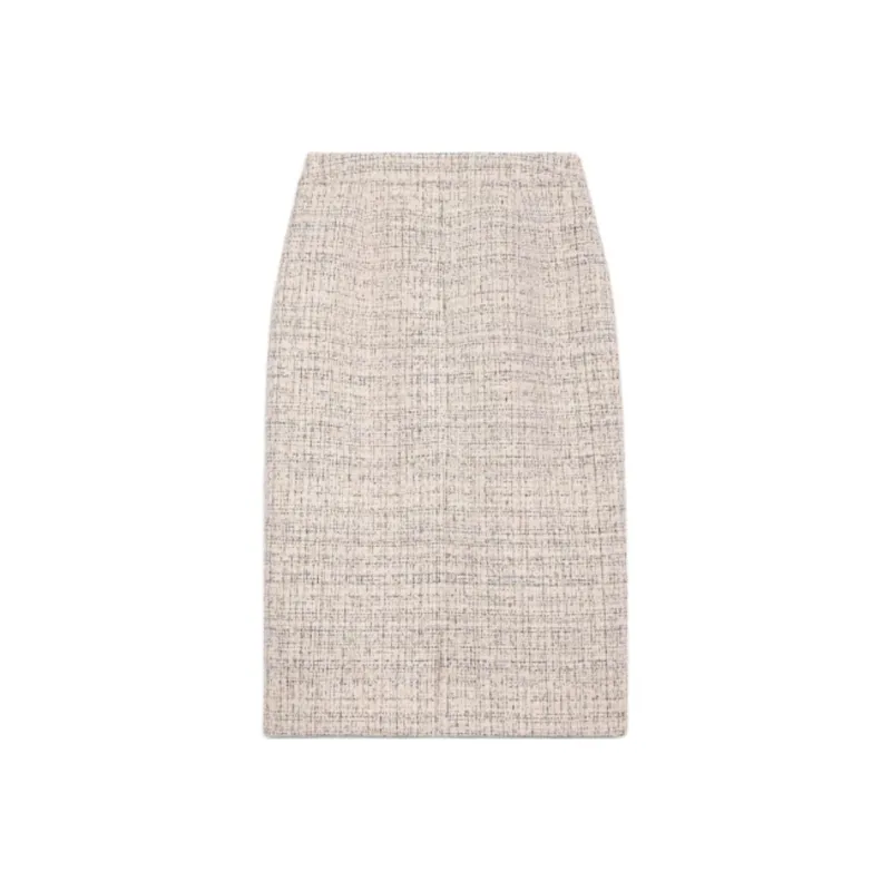 CELINE SS25 Casual Long Skirt Women's Ivory White-1