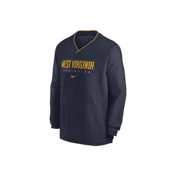 Nike West Virginia Mountaineers Sideline Men's Nike College Long Sleeve Windshirt