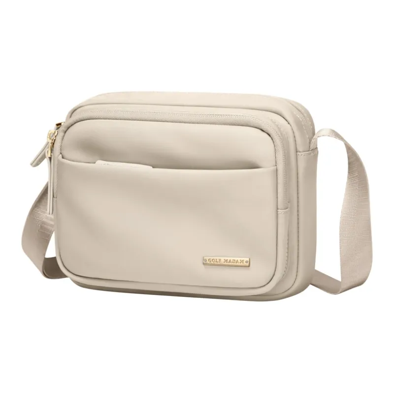 GOLF Fabric Crossbody Bag Women's Apricot/Black-1