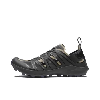 SALOMON Anti Slip Wear Resistant Low Top Running Shoes Men's Black
