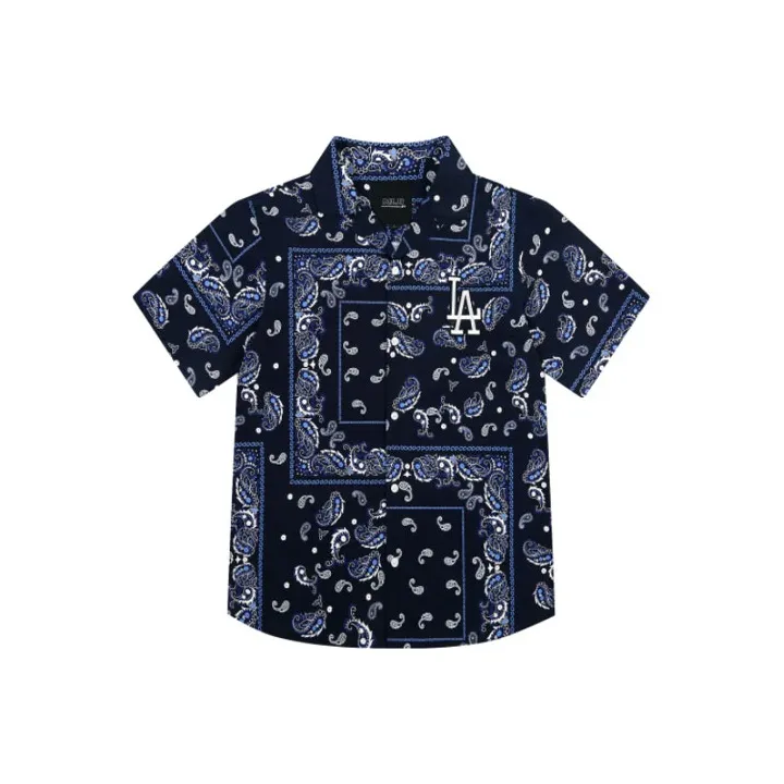 MLB Los Angeles Dodgers Shirt Unisex Navy Blue-0
