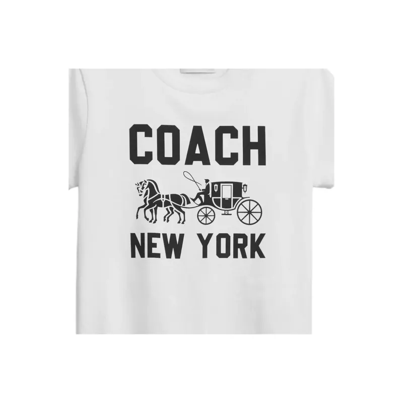 COACH Regular T Shirt Women's White-4