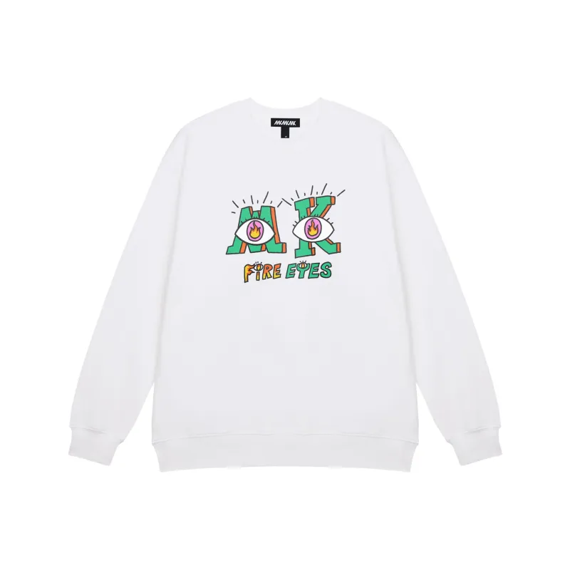 MK MONKEY KING Sweatshirt Unisex White-0