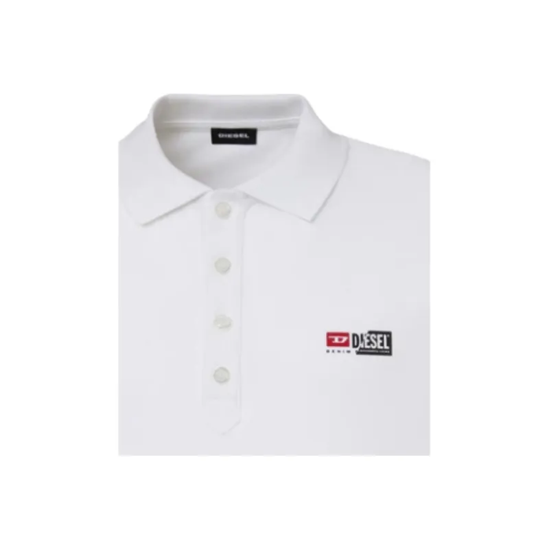DIESEL Polo Shirts Men White-2