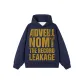 Navy Blue with Yellow Print