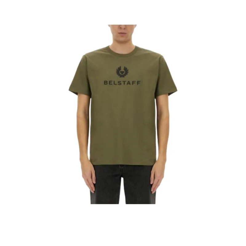 Belstaff T Shirts Men Khaki-0