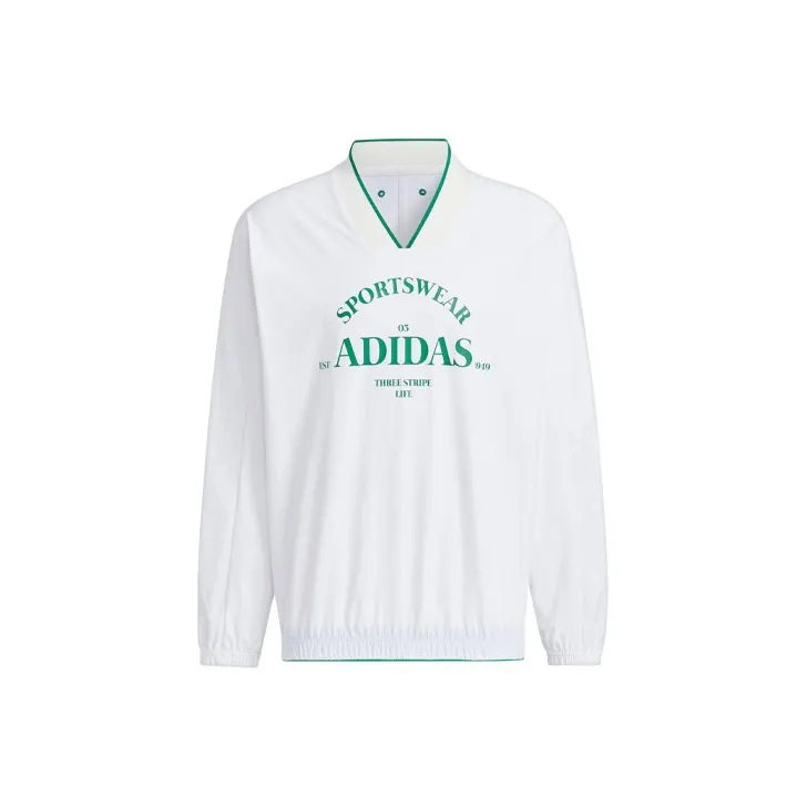 Adidas Verbiage Woven Sweatshirt Men's White-0