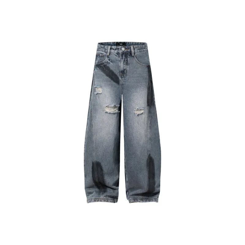 MIIOW Jeans Unisex Color Blocking-1