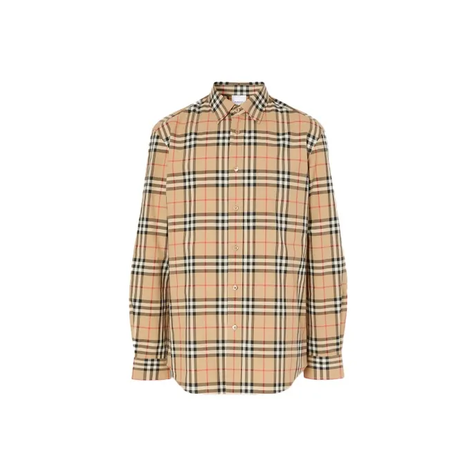 Burberry Shirt Fall Men's Brown-0