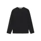 Black, Crew Neck