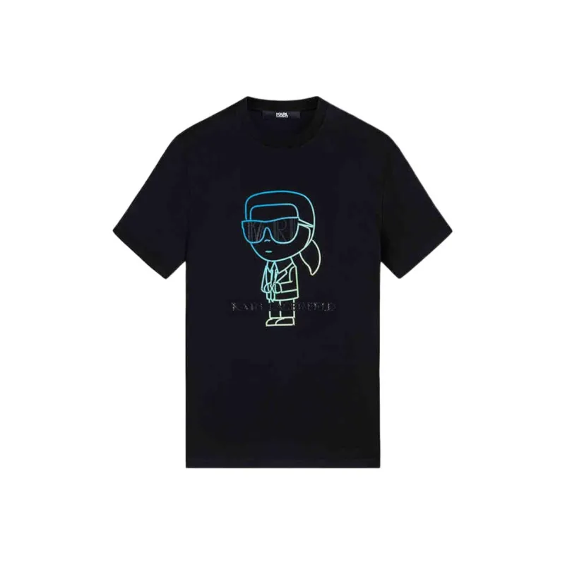 KARL LAGERFELD SS24 T Shirt Men's Black-0