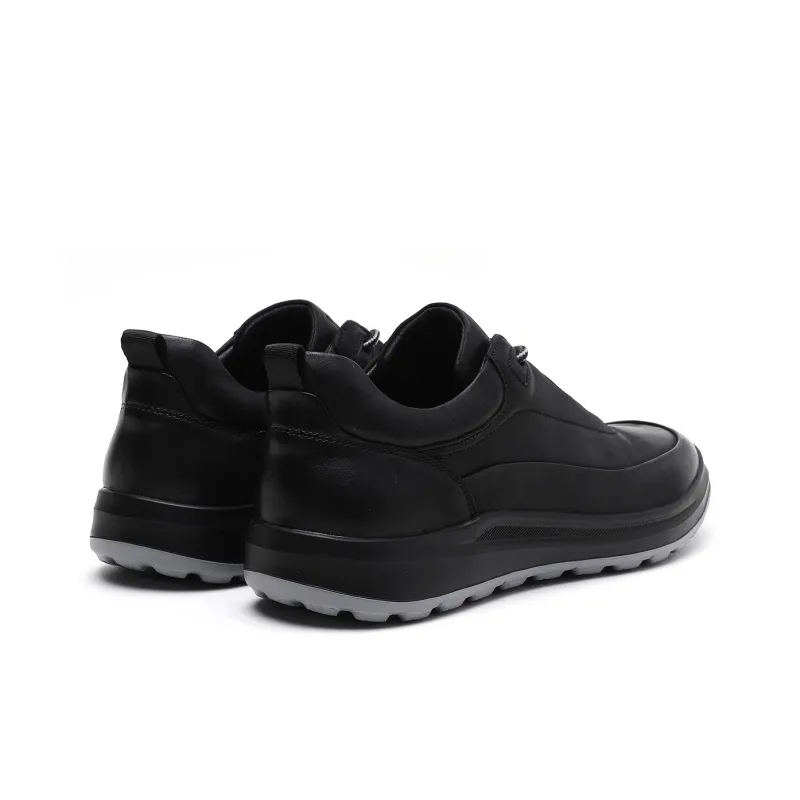 ELLE HOMME Low Top Casual Shoes Men's Black-3