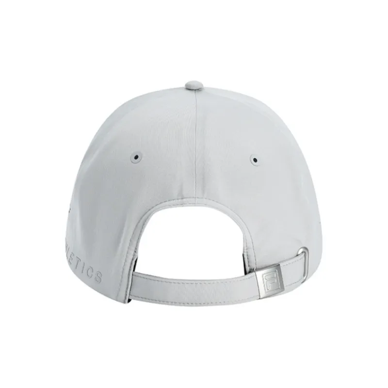 FILA Athletics Polyester Baseball Caps Unisex Moon Silver Gray-2