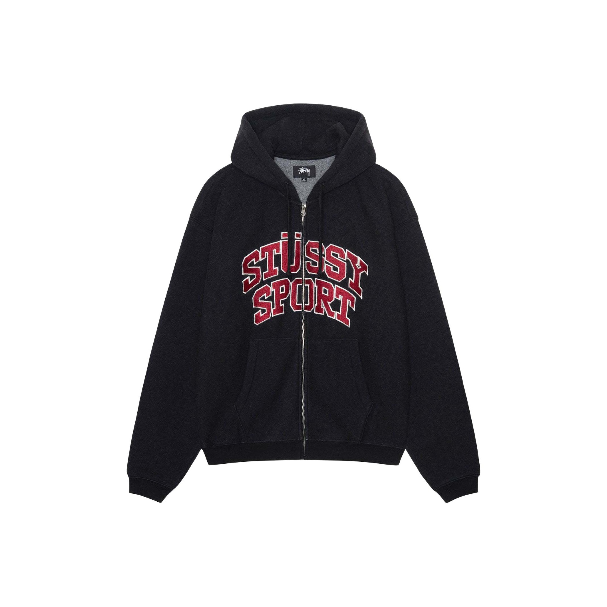 Stussy Sport Zip Hoodie Blue L - POIZON