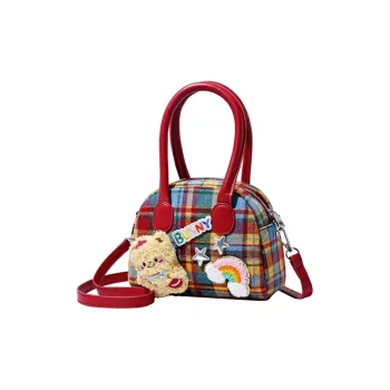 Juju Jimmy Woolen With PU Handbag Women's Red