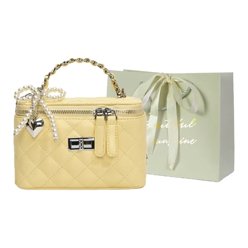 JIANGLIDA PU Handbag Women's Pearl White/Pearl Pink/White/Pink/Yellow/Black-12