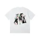 White Floral Butterfly M Letter