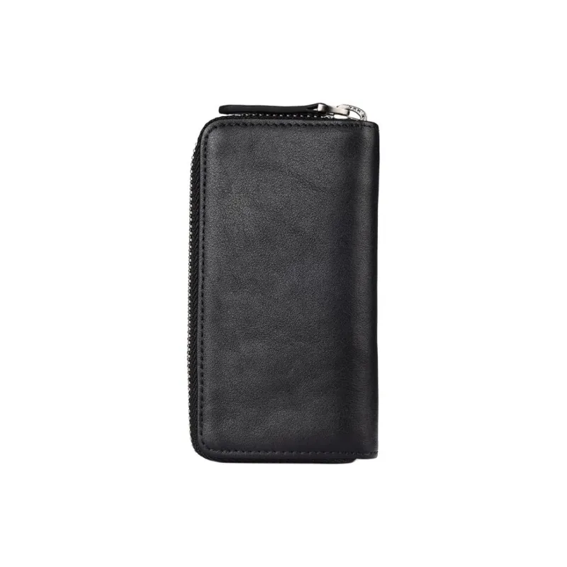 Hush Puppies Cow Leather Key Pouch Regular Men's Black-2
