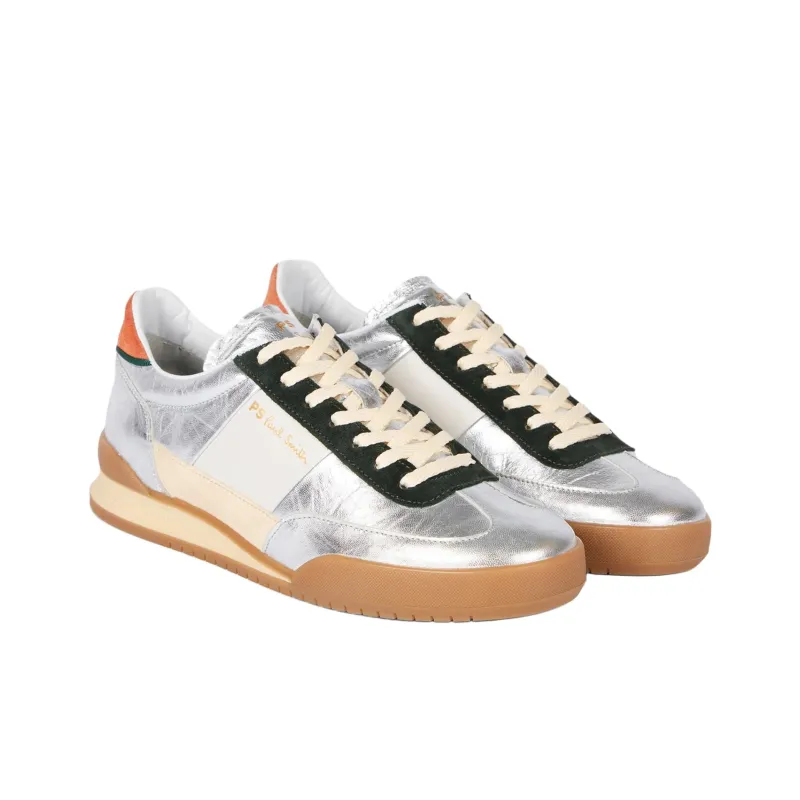 Paul Smith Dover Low Top Skateboard Shoes Women's Silver-2
