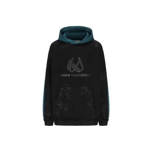 VANN VALRENCÉ Sweatshirt Unisex Multicolor Black Blue