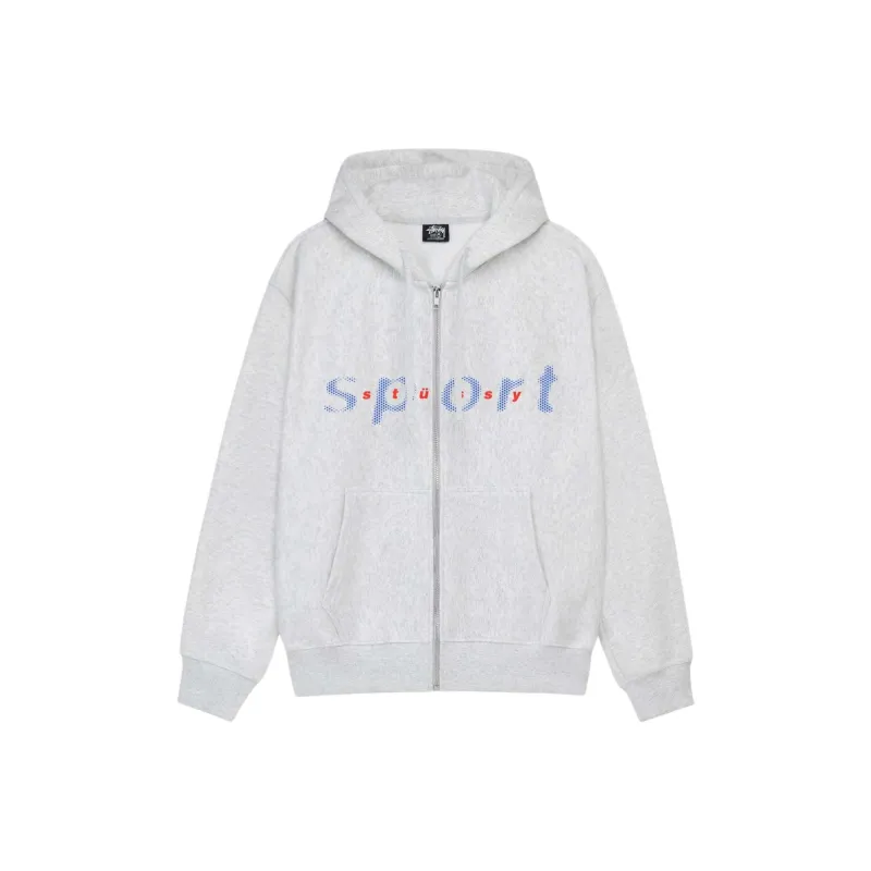 Stussy Dot Sport Zip Hoodie-0