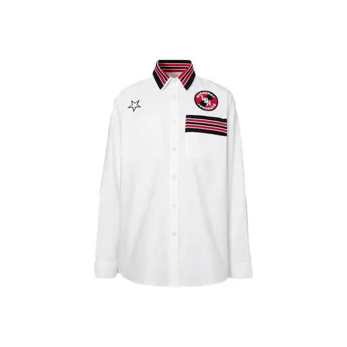 Burberry Shirts Men White-0