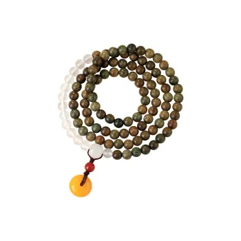 ZUIWENGLANGYASHANWENCHUANG Green Sandalwood Wooden Bracelets Unisex