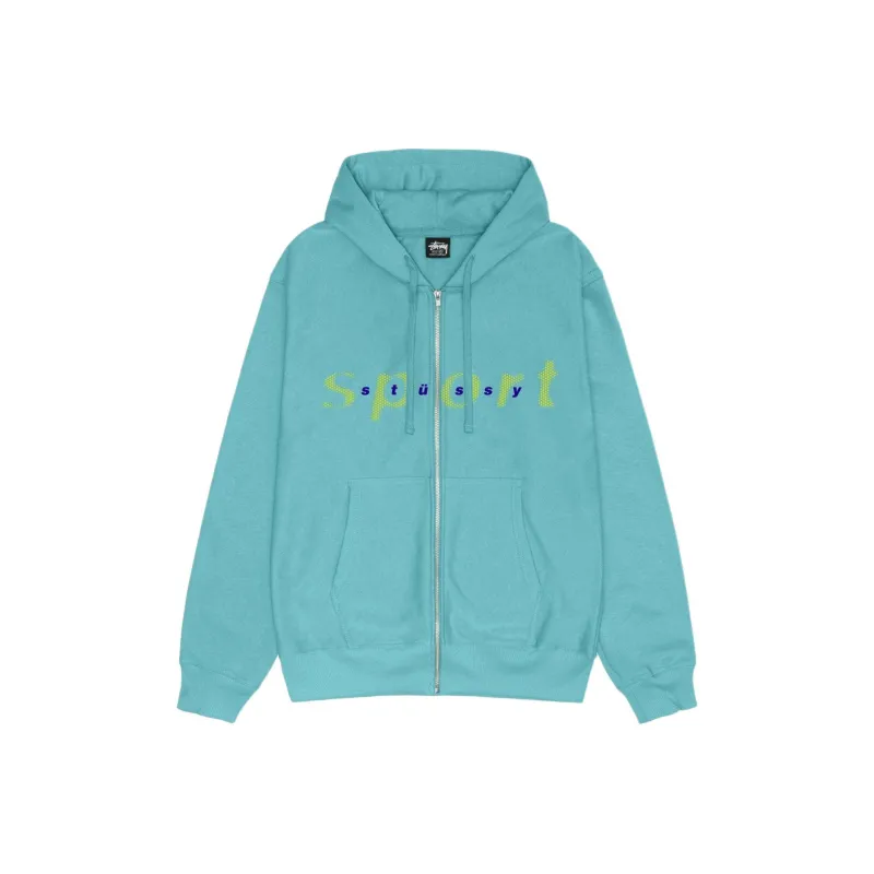 Stussy Dot Sport Zip Hoodie-4
