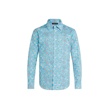LOUIS VUITTON Shirt Men's Light Blue