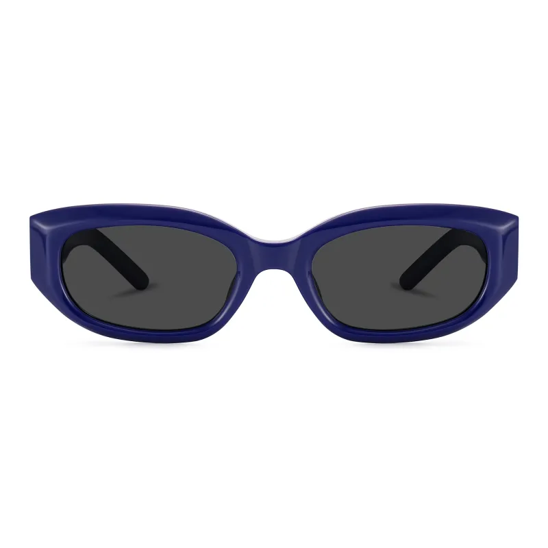 SUYAN Plate Frame Irregular Shape Sunglasses Unisex-10