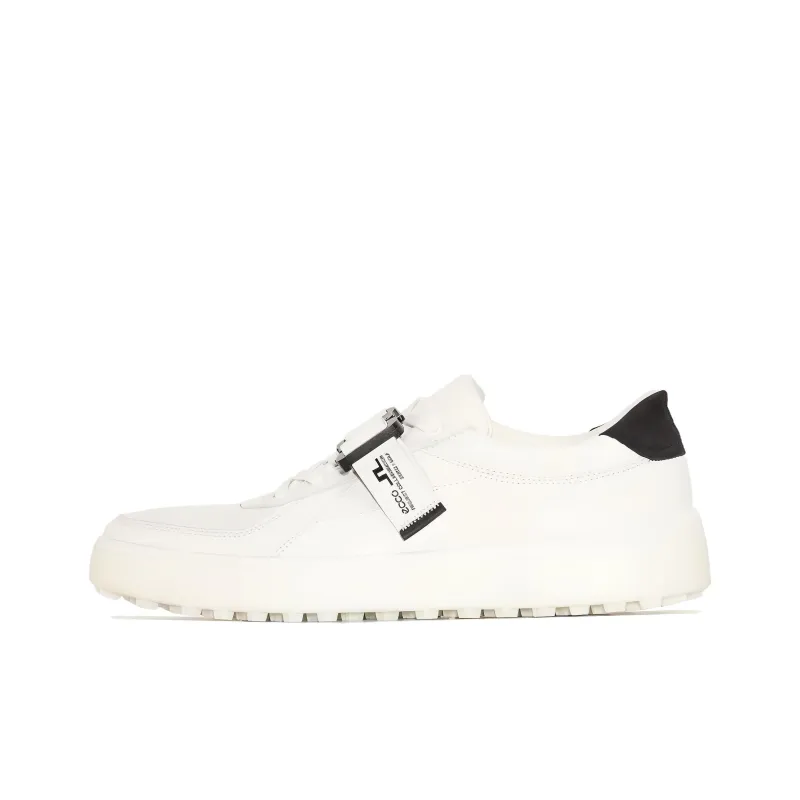 J Lindeberg x Ecco Wear-Resistant Low-Top Sports Casual Shoes Men's White-0