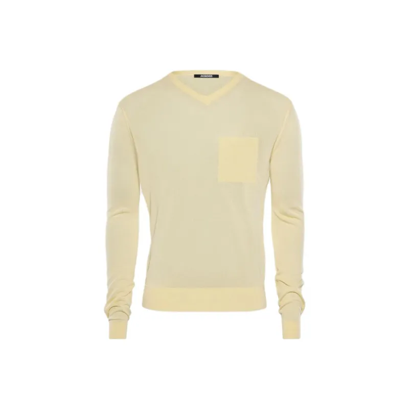 Jacquemus V Neck Knit Sweater-0