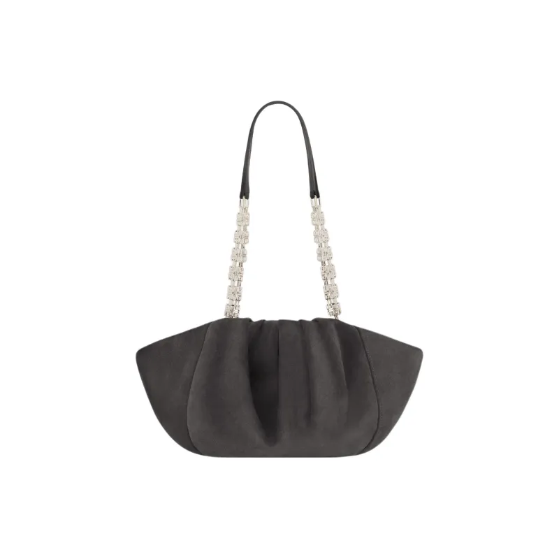 Givenchy Kenny Calfskin Handbag Shoulder Bag Women's Gray-2